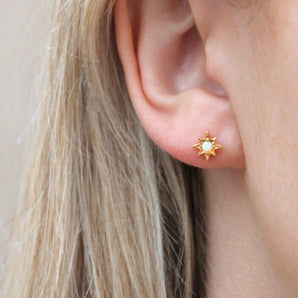 Marlowe Opal Stud Earrings