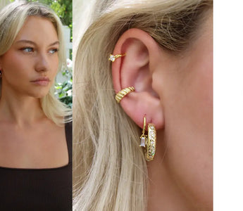 7 Stunning Earring Stacks with Huggie for a Model-Worthy Look!