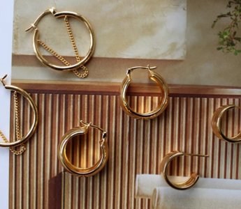 Malibu Sunday Gold Hoop Earrings