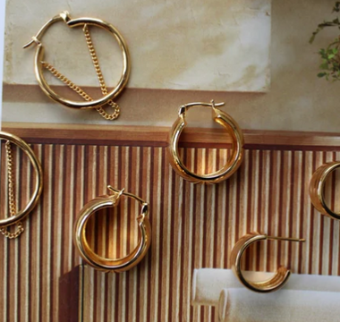 Malibu Sunday Gold Hoop Earrings