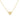 Malibu Sunday Dainty Gold Heart Necklace | Small Gold Heart Pendant | Elegant Heart Necklace for Women | Gold Plated Necklace | Mini Heart Necklace