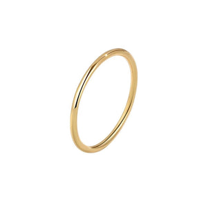 Zayne Stacking Ring Set – 18K Gold Plated Minimalist Rings for Women