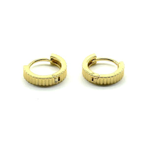 Simple Gold Hoops for Women | Lightweight Yellow Gold Plated Hoop Earrings | Everyday Gold Earrings for Women | Minimalist Hoop Earrings by Malibu Sunday