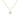 Malibu Sunday Leighton Gold Necklace for Women - 18K Gold Plated Pendant with White Zircon - Adjustable Gold Chain for a Perfect Fit - Non-Tarnish Jewelry - Elegant Gift for Women on Any Occasion