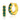 Malibu Sunday Emerald Hoop Earrings – 18k Gold Plated Hoops with Green CZ