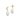 18k Gold Plated Stud Earrings - Star and Moon with Pearl & Zircon, Sterling Silver Cubic Zirconia Stud Earrings for Women Non Tarnish Hypoallergenic Jewelry Gift for Her
