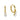 Malibu Sunday 18k Gold Huggie Earrings - Gold Plated Small Hoops Earrings Zircon Sterling Silver Cubic Zirconia Diamond Dangle Hoops Earrings for Women Dangling Diamond Drop Earrings Minimalist Jewelry Gift for Her