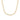 18k Gold Tennis Necklace with Baguette Cubic Zirconia