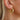 Malibu Chunky Gold Hoops - 18K Gold Plated Earrings With Celestial Moon and Star Details
