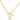 Hayden Toggle Necklace โ 18K Gold Plated Rectangle Pendant with Zircon