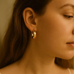 Bold Glow Hoop Earrings