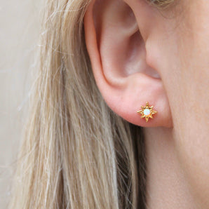 Marlowe Opal Stud Earrings