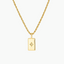 Kennedy Necklace Star Pendant - Rope Chain, Celestial Charm, 18k Gold Plated, Adjustable, Minimalist, Non Tarnish