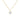 Malibu Sunday Dainty Gold Necklace for Women – 18K Gold Plated Chain with White Zircon Pendant – Adjustable & Hypoallergenic Non-Tarnish Jewelry – Elegant Minimalist Gift for Her
