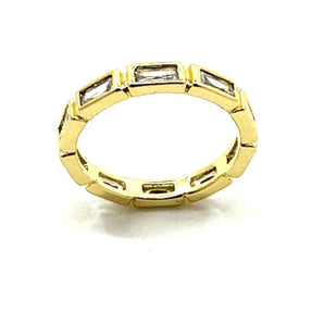 Malibu Sunday Stackable Eternity Band, Diamond CZ