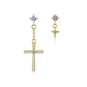 Golden Faith Twist Studs