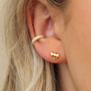 Gemma Chain Stud Earrings